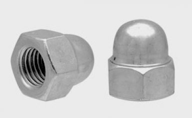 Гайка колпачковая DIN 1587, оц  М6  ( 800 шт/уп) F -  магазин «ТАТМЕТИЗ»