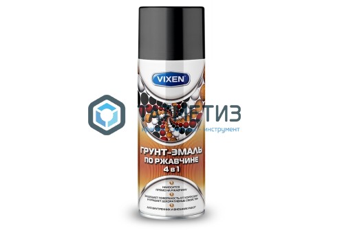 Краска аэроз. VIXEN  ЧЕРНЫЙ ЯНТАРЬ  520 мл. RAL 9005 Краска аэроз. VIXEN  ЧЕРНЫЙ ЯНТАРЬ  520 мл. RAL 9005