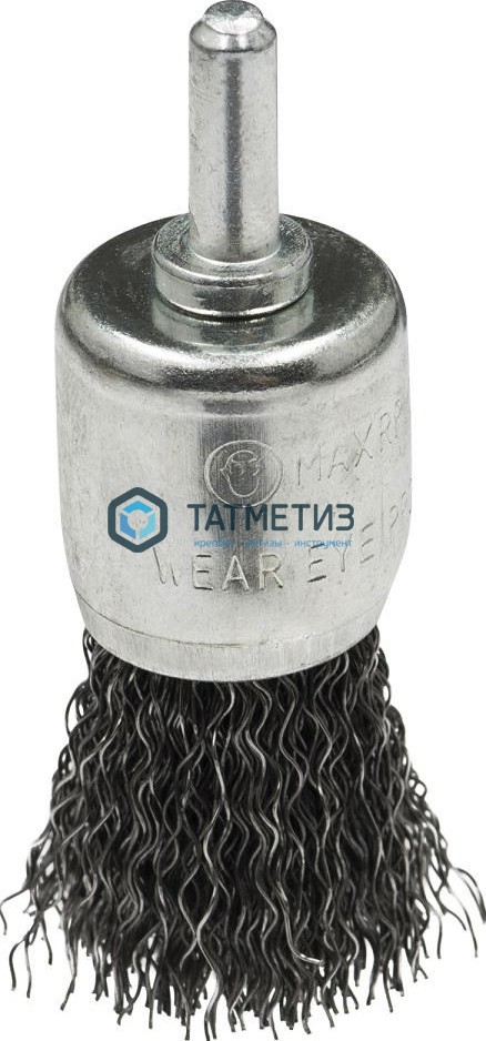 Щетка для дрели концевая 30 мм, гофриров, углер.сталь № 184 ПрофОснастка Мастер -  магазин «ТАТМЕТИЗ»