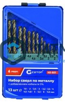 Набор сверл по металлу, 1,5-4 мм, 13 шт, металл.бокс, CUTOP -  магазин «ТАТМЕТИЗ»