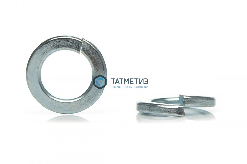 Шайба гроверная DIN 127, оц  М6  (уп 25кг / 11500шт)* -  магазин «ТАТМЕТИЗ»