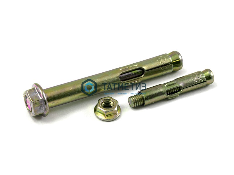 Анкерный болт с гайкой 10х125  ( 55 шт/уп) R -  магазин крепежа «ТАТМЕТИЗ»