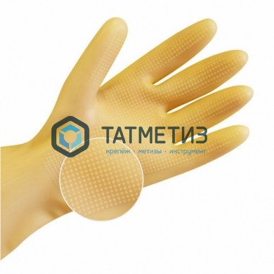 Перчатки латексные сверхпрочные S, Komfi | «ТАТМЕТИЗ» Перчатки латексные сверхпрочные S, Komfi - магазин «ТАТМЕТИЗ»