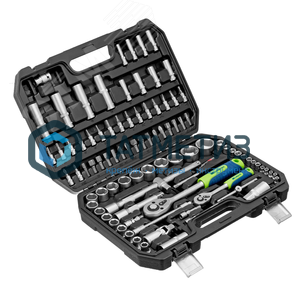 Набор инструментов, 1/2", 1/4", пластиковый кейс 94 предмета// Сибртех -  магазин «ТАТМЕТИЗ»
