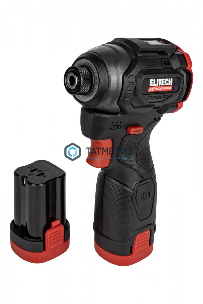 Винтоверт аккум.ELITECH HD CS 1602L,16В Li-Ion, E-Power 2х2.0А/ч,160Нм, 0-3300уд/мин, Hex 1/4'' -  магазин крепежа «ТАТМЕТИЗ»