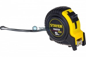 Рулетка STAYER MASTER 5м/19мм, в ударостойком обрезиненном корпусе -  магазин крепежа «ТАТМЕТИЗ»