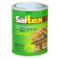 Деревозащитное средство Saitex Classic  БЕСЦВЕТНЫЙ  1 л./14 -  магазин крепежа «ТАТМЕТИЗ»