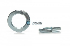 Шайба гроверная DIN 127, оц  М6  (уп 5кг/ 6000 шт) ТК -  магазин крепежа «ТАТМЕТИЗ»