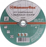 Круг шлифовальный Hammer 232-007  по металлу A 24 R BF / 230 x6,0x22,23 мм -  магазин крепежа «ТАТМЕТИЗ»