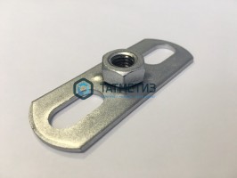 Опорная пластина с гайкой М12 (80х30х2,5мм) -  магазин крепежа «ТАТМЕТИЗ»
