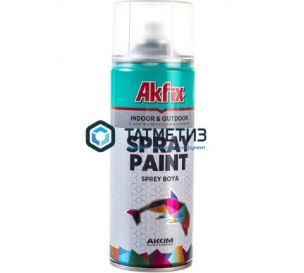 Краска аэроз. СЕРЕБРО  400Ml Gw.300Gr (6) Akfix |  «ТАТМЕТИЗ» Краска аэроз. СЕРЕБРО  400Ml Gw.300Gr (6) Akfix -  магазин крепежа «ТАТМЕТИЗ»