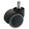 Колесо мебельное поворотное, обрезиненное, крепление штырь PWK 50 -  магазин крепежа «ТАТМЕТИЗ»