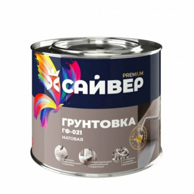 Грунт ГФ-021  КРАСНО-КОРИЧНЕВЫЙ  0,8 кг Сайвер -  магазин крепежа «ТАТМЕТИЗ»