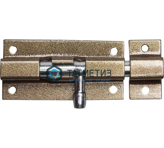 Задвижка накладная для окон и мебели "ШП-60 КМЦ", цвет коричневый металлик/цинк, 60мм | «ТАТМЕТИЗ» Задвижка накладная для окон и мебели "ШП-60 КМЦ", цвет коричневый металлик/цинк, 60мм - магазин крепежа «ТАТМЕТИЗ»