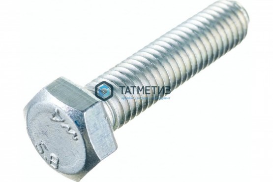 Болт М20 х200 DIN 933 оц. (уп 25кг / 51шт)* | «ТАТМЕТИЗ» Болт М20 х200 DIN 933 оц. (уп 25кг / 51шт)* - магазин крепежа «ТАТМЕТИЗ»